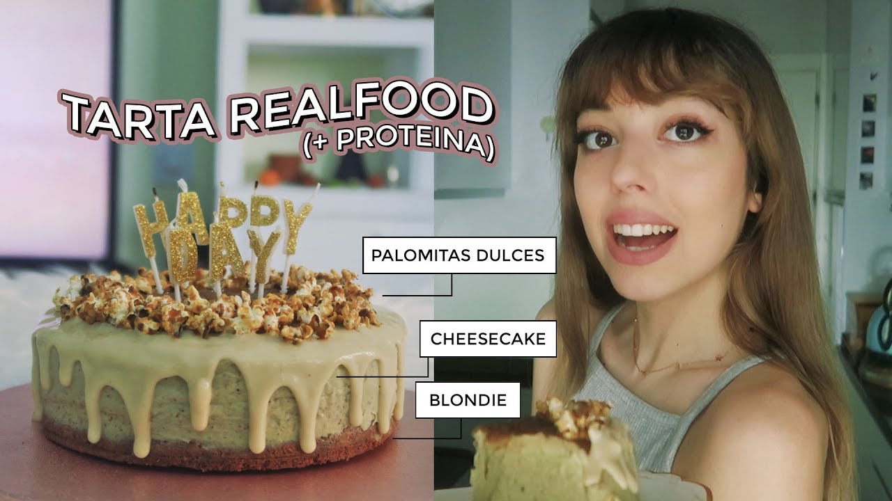 LA TARTA DE LA CUARENTENA (sana) l Caramel Cheesecake, Blondie y Palomitas