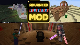 Advanced Lightsabers Mod Showcase | Minecraft