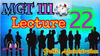 MGT 111 Lecture 22 Short VU Lectures