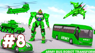 Army Bus Robot Car Game 3D | Android GamePlay Walkthrough #8 screenshot 3