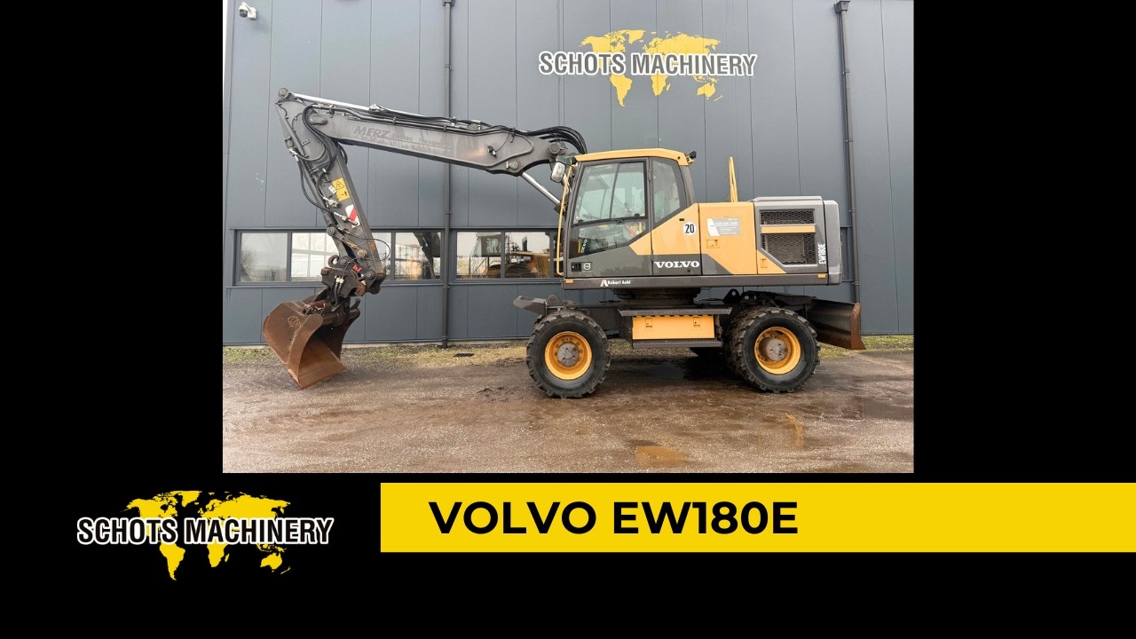 VOLVO EW180E FOR SALE AT SCHOTS MACHINERY BV.