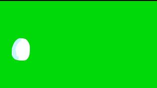 Snowball Hitting Object Greenscreen Free To Use