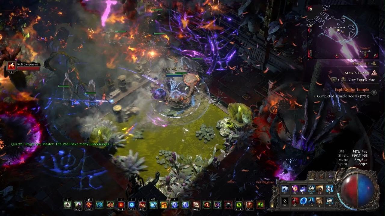 Super fast flicker strike whirling assault screen clear pathfinder ...