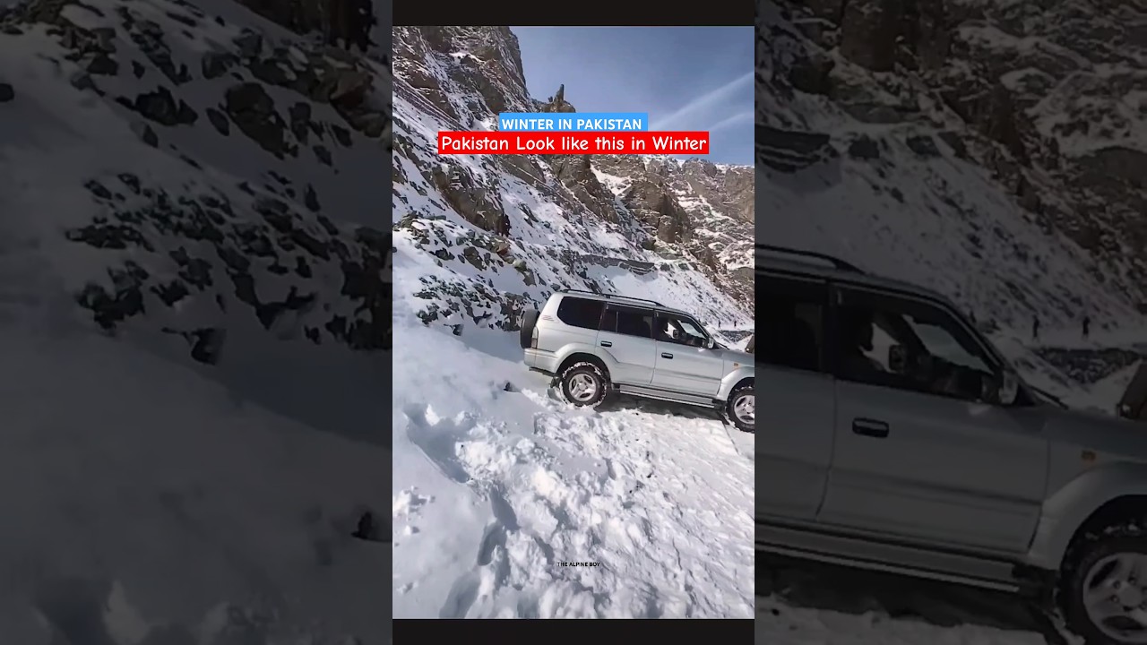 winter in pakistan || snowfall in Gilgit Baltistan || skardu valley  