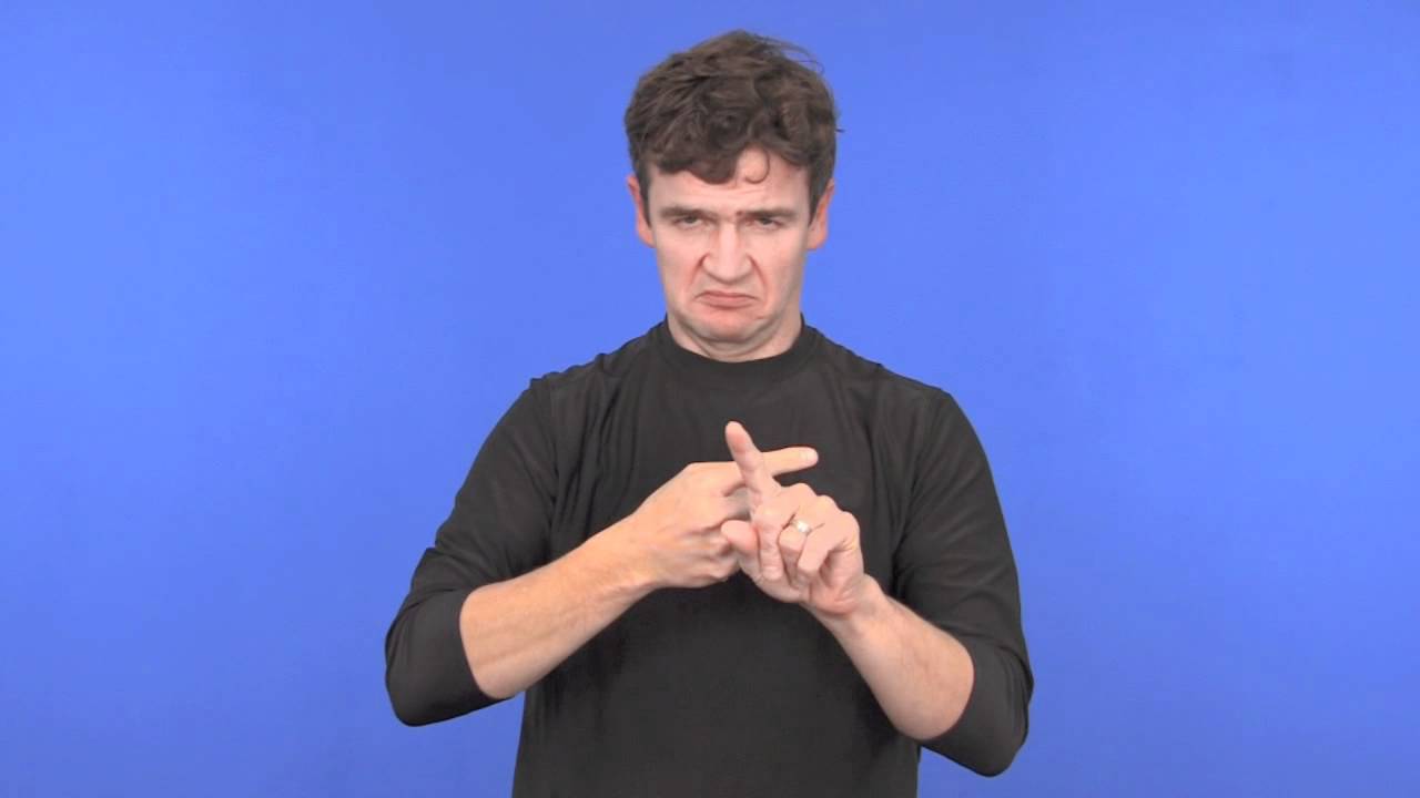 ASL Sentence of RELEASE (context E) - YouTube