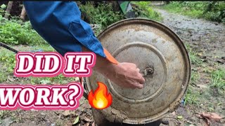 I Tried Making Charcoal for the First Time… Did It Work 🔥