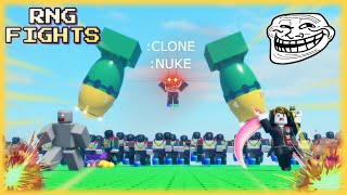 ADMIN ABUSING in RNG Fights (Roblox - RNG Fights)
