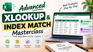 Advanced XLOOKUP & INDEX MATCH Masterclass | Modern Excel Lookup Formulas