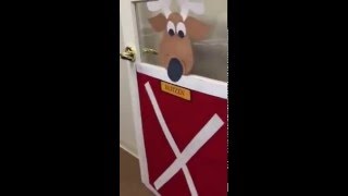 Holiday office decorations