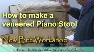 I have a Yamaha keyboard and am making a cabinet for it. In order to practice my veneering skills I am starting with the piano stool. It 