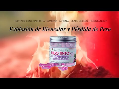 higo tinto l carnitina HIGO TINTO + L-Carnitina, Guarana, Garcinia, Diente de León + Pimienta  Negra. Termogénico Avanzado