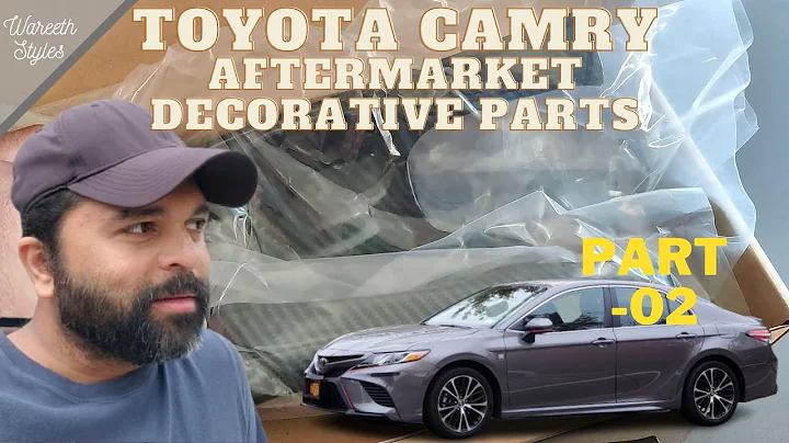 Car Modification Part-2 | 2018 TOYOTA CAMRY Aftermarket Decorative Parts | Decorative Car Parts