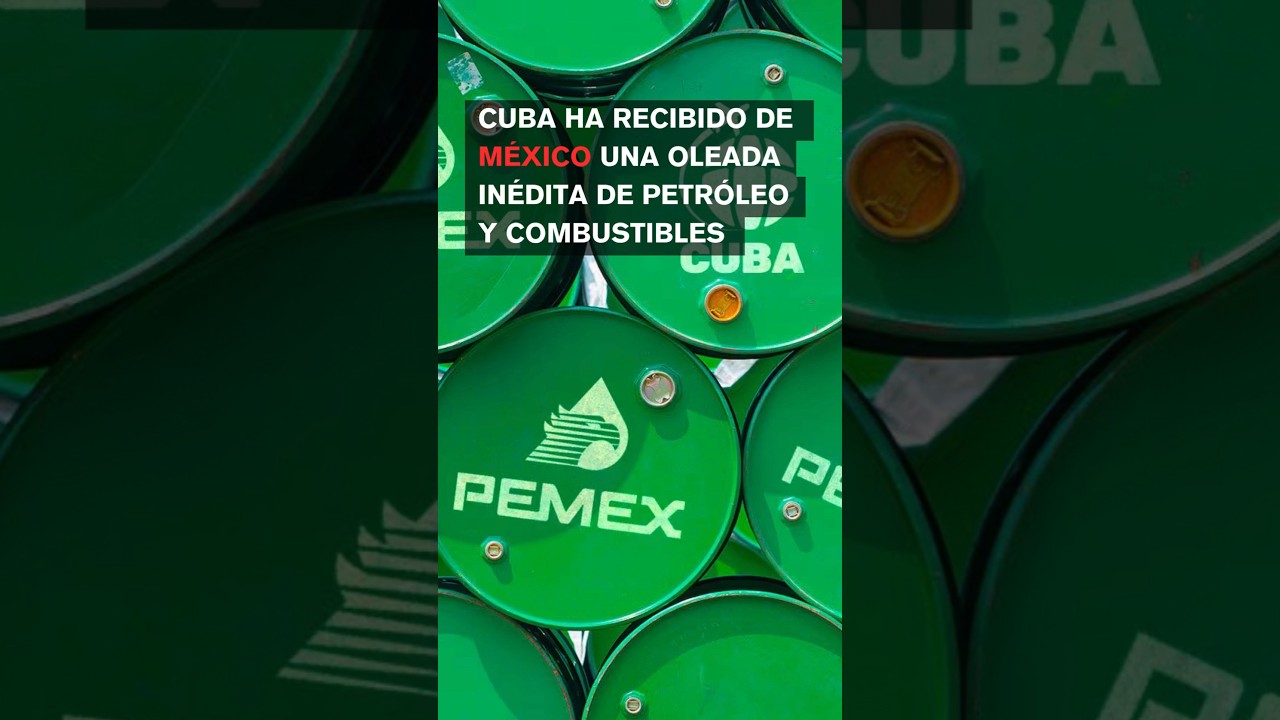 México envía toneladas de petróleo a 