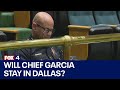 Dallas police chief stays mum on speculation surrounding his job