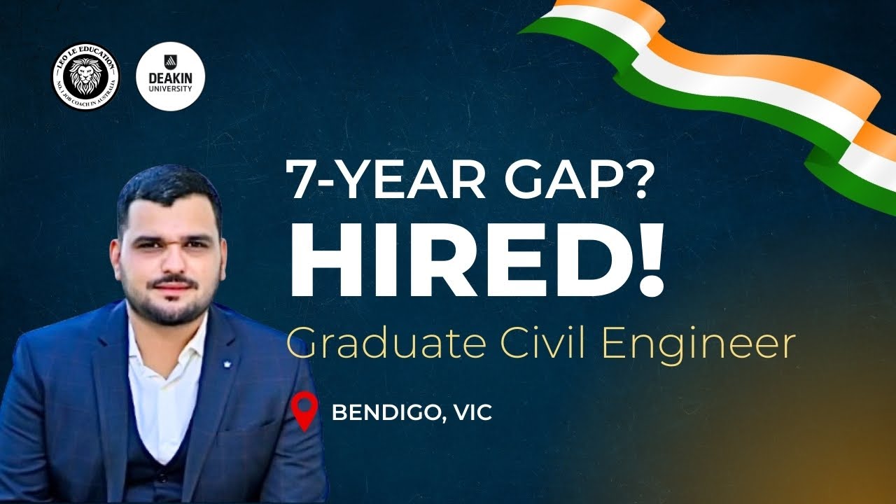 Indian With 7-Year Employment Gap Landed Graduate Civil Engineer Role