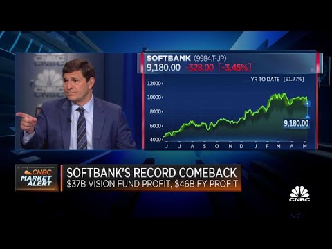 SoftBank's Vision Fund reports a record $37 billion in quarterly profit