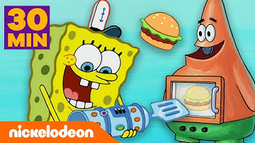 SpongeBob SquarePants | De beste uitvindingen om krabburgers mee te maken! | Nickelodeon Nederlands