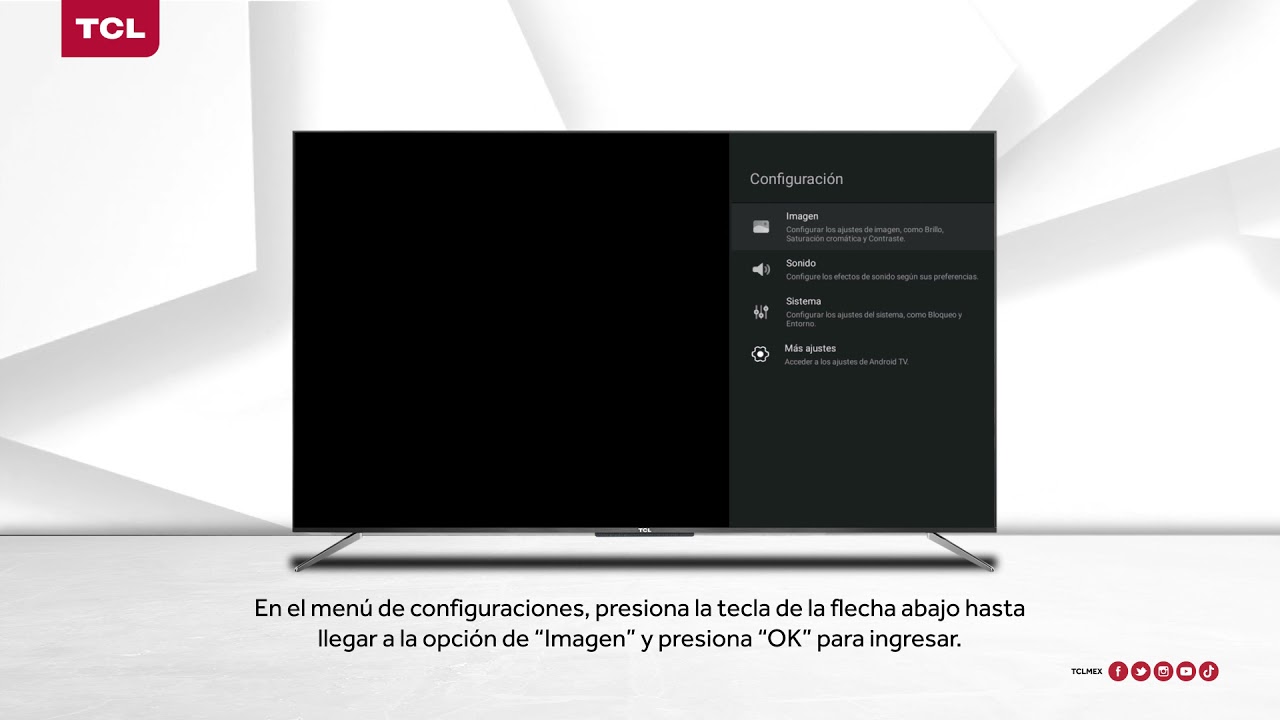¿Cómo configurar el brillo y contraste mi TCL Android TV? - YouTube