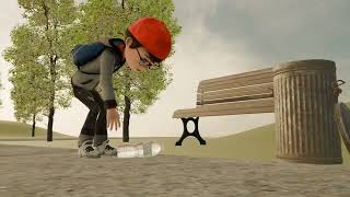 Final project animation, clean nature, clean future