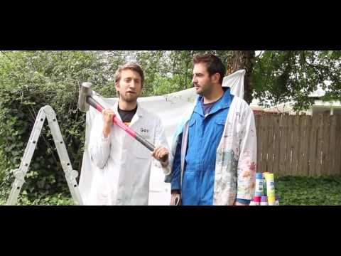Exploding Spray Paint at 2500fps - The Slow Mo Guys