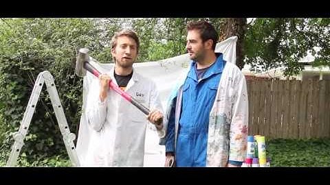 Exploding Spray Paint at 2500fps - The Slow Mo Guys