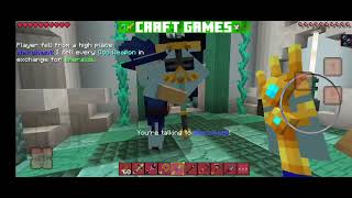 Playing games from world block build and survive in god weapon 🔪🔫 using mods  screenshot 2