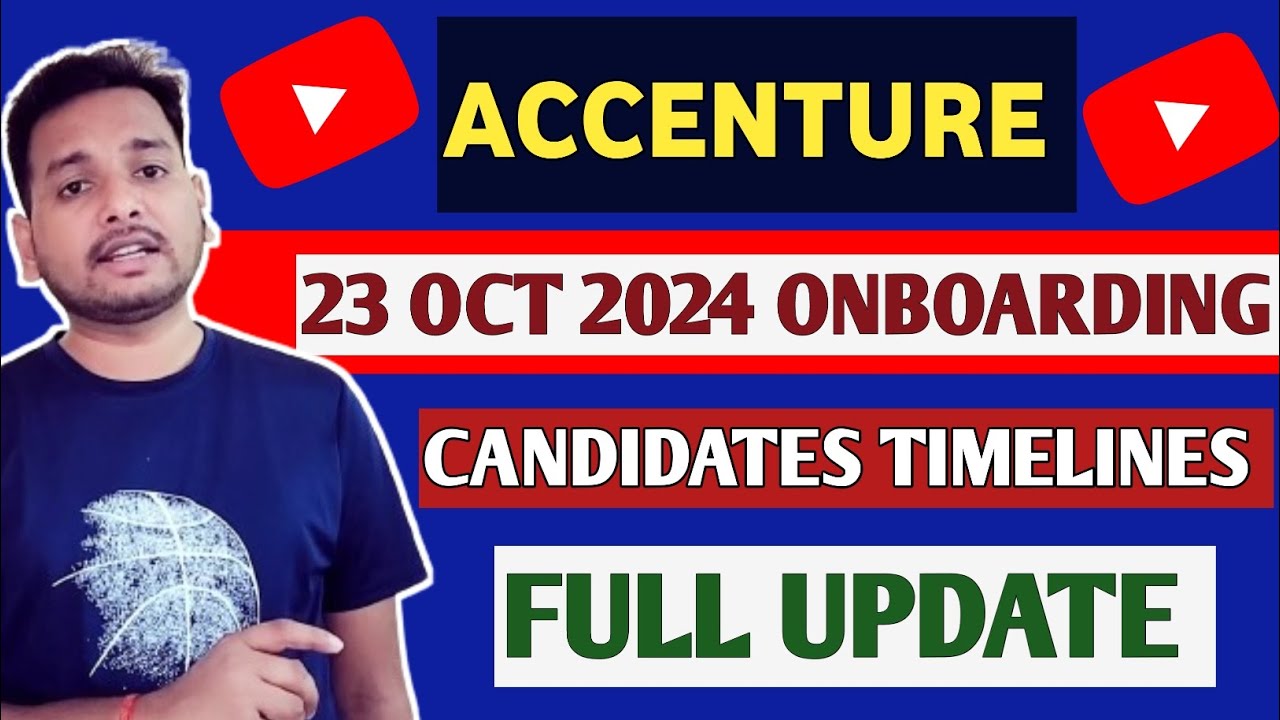 ACCENTURE ONBOARDING TIMELINES LATEST UPDATE | 23 OCT JOINING UPDATE ...