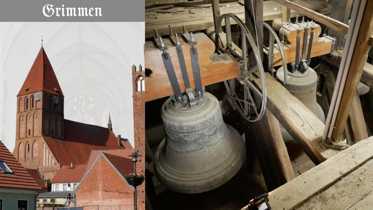 Grimmen (VR), die Glocken der Marienkirche