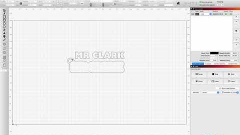 Creating a name tag using LaserPly, Lightburn and the Emblaser2