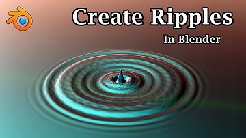 Create Ripples On Water or Any Surface | Dynamic Paint | Tutorial For Blender Eevee & Cycles