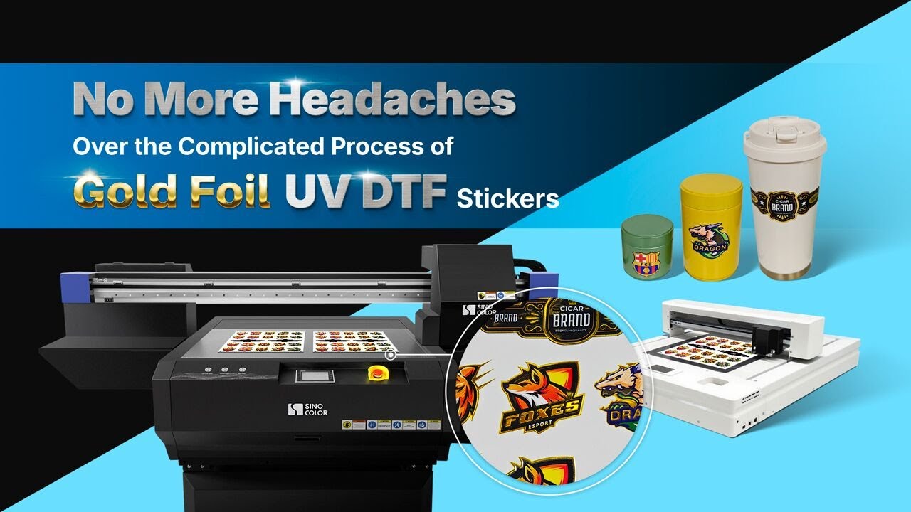 SinoColor All in One DTF Garment Printer DTF-600D Series I DTF T shirt  Printer - China Large Format Printer, image size:1280x720