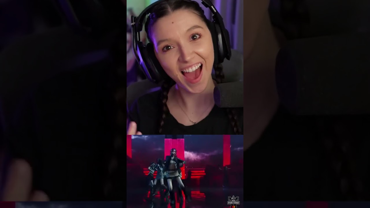 NewJeans - GODS League of Legends Opening Ceremony #shorts #reaction #bisscute #firsttimereaction