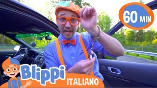 Blippi alla scoperta dell'auto della polizia | Blippi in Italiano | Video educativi per bambini