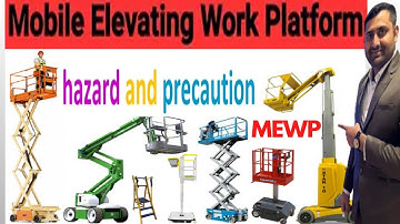Mobile Elevated Work Platforms | Types of MEWP | Hazards & control Measures @SafetyTrainerNebosh