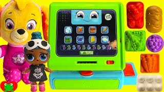 paw patrol skye goes shopping learn grocery and colors