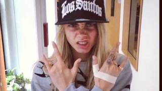 Model and noted eyebrow owner cara delevingne for non stop pop 100.7
fm