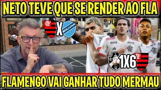 NETO PERDEU A LINHA DE VEZ "FLAMENGO VAI GANHAR TUDO MERMAU" VASCO 1X6 FLAMENGO SORTEIO LIBERTADORES