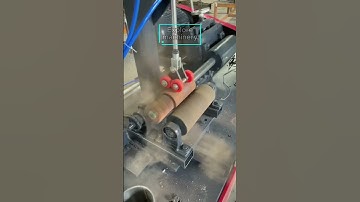 Pipe inner wall rust removal, grinding and polishing. #machinery #automation #machining #equipment