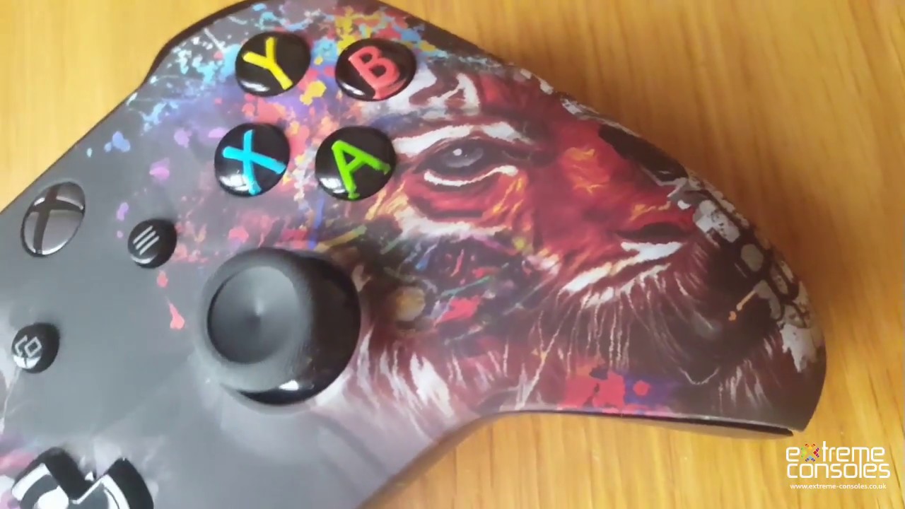 Tiger Skull Xbox One custom controller by Extreme Consoles