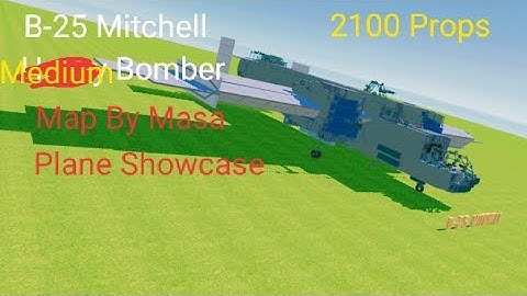 B-25 Mitchell Medium Bomber ( Simple Sandbox 2 )  { Build Showcase } #simplesandbox2build