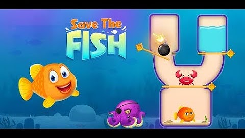 Save the Fish Pull the Pin Mini game Fishdom ads Collection Level 48 @igamersindia