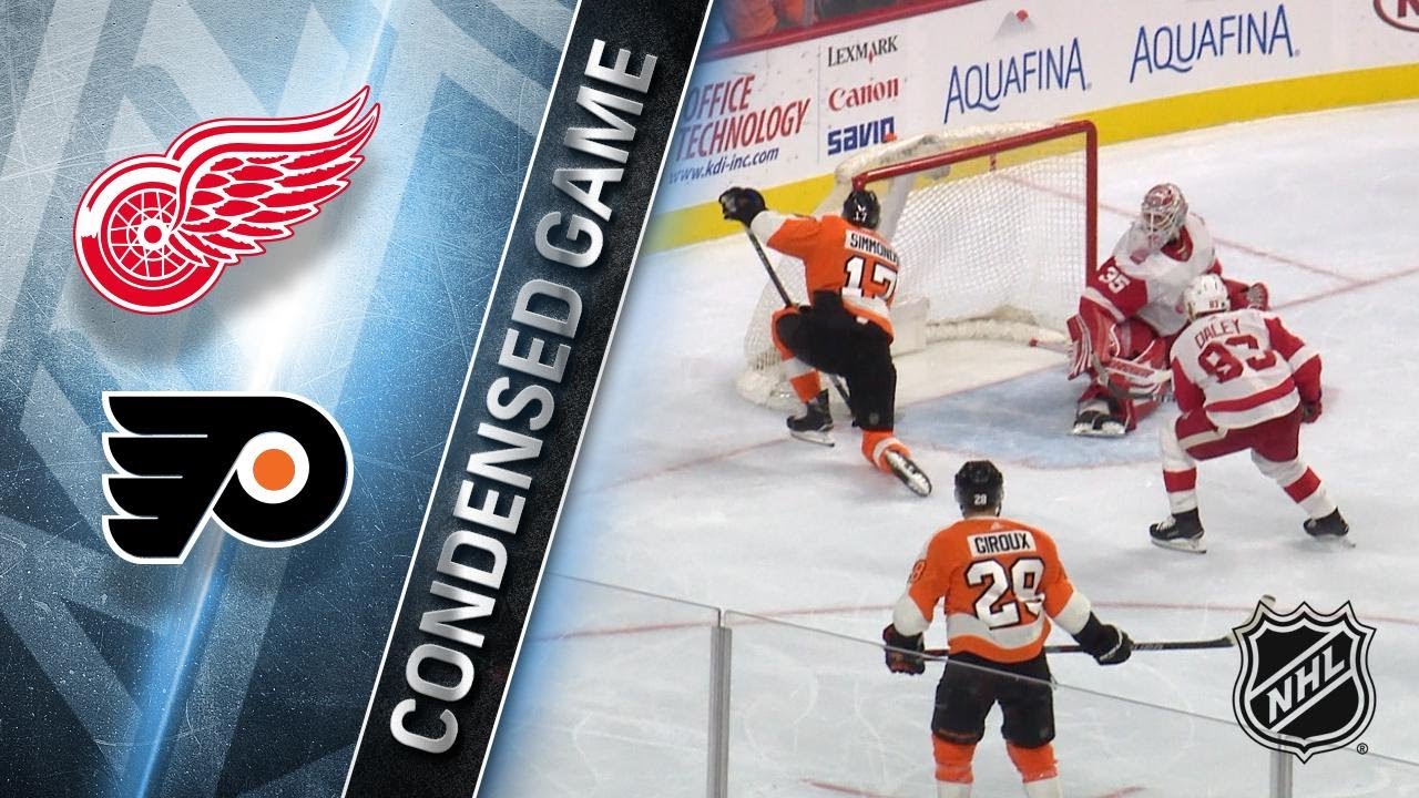 12 20 17 condensed game red wings flyers youtube flyers red wings game