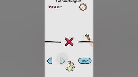 Brain Out Level-72 Eat Carrots Again Walkthrough Solution
