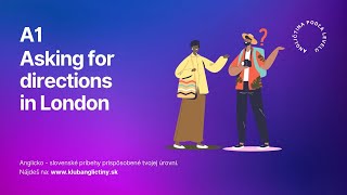 Asking for directions in London | English listening | Beginner | A1