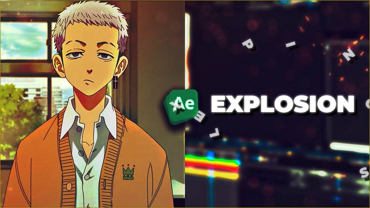 Cool Explosion Text Animation For Edits | After Effects Tutorial - YouTube