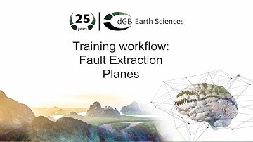 Training workflow: Fault Extraction - Planes