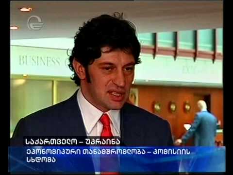 საქართველო--უკრაინის ეკონომიკური თანამშრომლობის კომისიის სხდომა