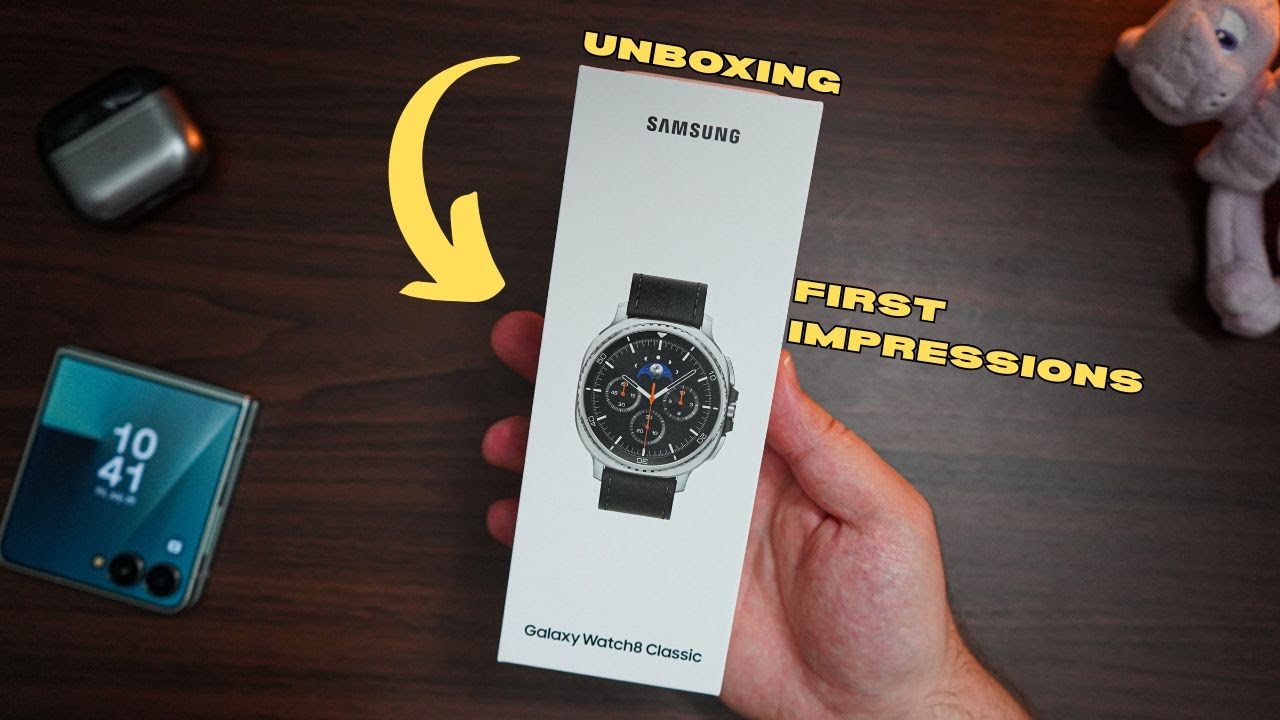 Samsung Galaxy Watch 8 Classic Black Unboxing & First Impressions!
