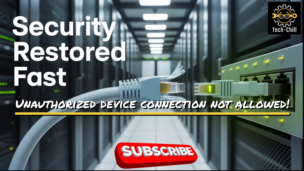 Tutorial on how to resolve unauthorized office devices on the network