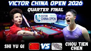 😱🔥FANTASTIC MATCH🔥😱 SHI Yu Qi (CHN) vs CHOU Tien Chen (TPE) | VICTOR China Open 2026 Badminton